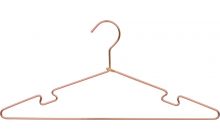 Rose Gold Metal Top Hanger W/ Notches (17" X 3/16")