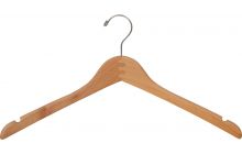 Matte Natural Alder Top Hanger W/ Notches (17" X 1/2")