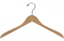 Natural Wood Top Hanger (17" X 7/16")