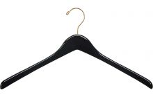 Black Wood Top Hanger (17" X 1/2")