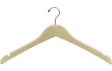 Unfinished Wood Top Hanger W/ Notches (17" X 1/2")