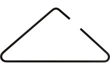 Matte Black Metal Top Hanger (16" X 5/16")